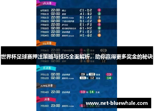 世界杯足球赛押注策略与技巧全面解析，助你赢得更多奖金的秘诀